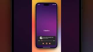 SwiftUI Music Player Bar | #swift #swiftui #jlcoder #earn #learnonyoutube