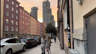 Stockholm Walks: Vasastan at sunset. Gävlegatan - Sankt Eriksbron