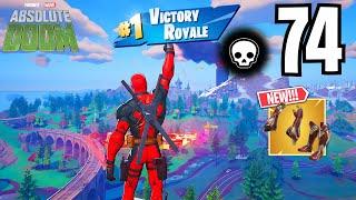 74 Elimination DEADPOOL Solo vs Squads WINS Full Gameplay (NEW MARVEL FORTNITE CHAPTER 5 SEASON 4)!