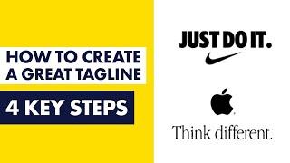 How to Create a Great Tagline for Your Brand - [4 Important Steps]