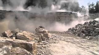 Champlain Stone South Bay Quarry Blast in Clemons NY