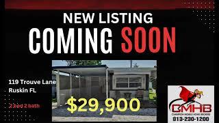 Details Coming Soon!Champion Mobile Home Brokers 813-230-1200 #comingsoon #newlisting #tampa