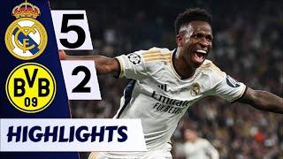 Real Madrid vs Dortmund 5-2 Highlights | Uefa Champions League 2024