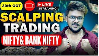 Banknifty & Nifty Live Optionstrading | 30 October | Zero Hero live trade #banknifty #nifty