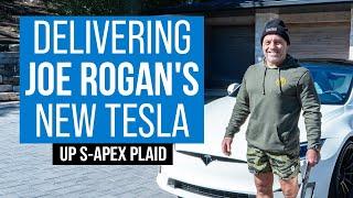 Joe Rogan Takes Delivery of His UP Tesla S-APEX Plaid!