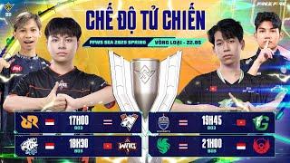  WAG quyết đấu EVOS, GOW nghênh chiến BRU | FFWS SEA 2025 SPRING -  Tử Chiến SWISS STAGE Ngày 1