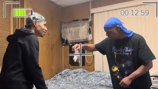 Asking Unc to Hide *FAKE* Drugs in His Room