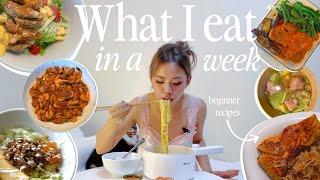 what i eat in a week — living alone in Manila (easy, beginner-friendly *realistic*)