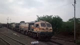 Nagarsol - Narasapur exp journey Aurangabad to Purna Junction full journey lead by gooty WDP4D