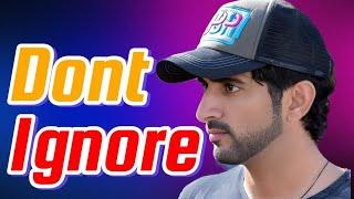 Please don't ignore me | Sheikh Hamdan | Fazza Prince of Dubai | Fazza Poems‎