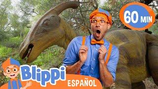 ¡Blippi y el Dino Gigante! | Blippi | Moonbug Kids Parque de Juegos