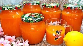 JUICE from PUMPKIN with Orange for the Winter. Delicious, Simple and Healthy.