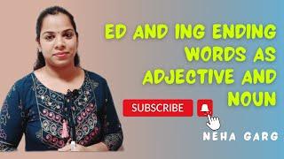 ed and ing ending words | English Grammar | Laurels Educational Shorts | Neha Garg