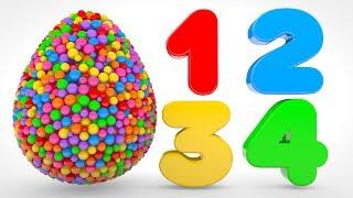 Learn Numbers with Color Balls - Numbers & Shapes Collection for Children