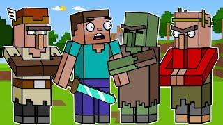 Block Squad:The Villagers! | Minecraft Animation (Compilation)