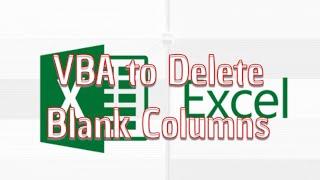 VBA to Delete Blank Columns