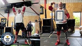 Inspirational Strongman Breaks Deadlift Record - Guinness World Records