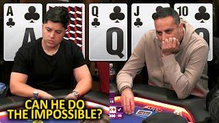 Mariano Is ALIVE Against QUAD ACES @HustlerCasinoLive