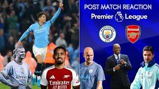 Man City vs Arsenal Ends in 2-2 Draw Ian Wright & Roy Keane on RedCard Incident|Post-Match Interview