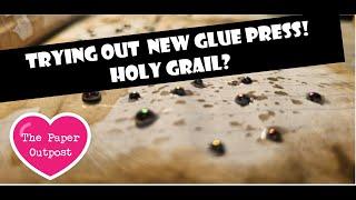 NEW GLUE PRESS! Is it the ANSWER? New Sweet Petunia Glue Press! Not Sponsored. The Paper Outpost!