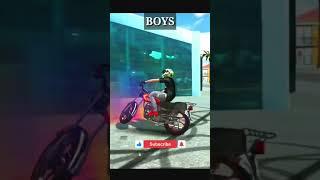 USA GIRLS️INDIAN BOYS BIKE STUNT | Xtreme Motorbikes | #shorts #short