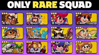 ONLY RARE CHARACTERS SQUAD | SQUAD BUSTERS