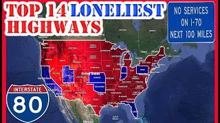 What Are the 14 LONELIEST Highways in America | What You Can Expect Driving on Them