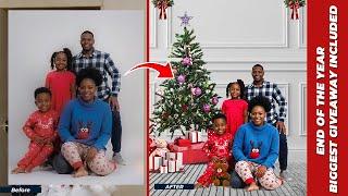 How to Edit Christmas Photo Background Like a Pro in Photoshop