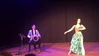 Fun Belly Dance Drum Solo - Tevec w/ Khader Ahmad