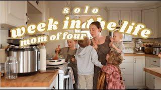 Solo Parenting, Teething, and Life as a Mom of 4 // Week in the Life Vlog