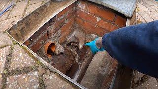 Mysterious Blockage Cleared - Gushing Sewage Drain Unblocking