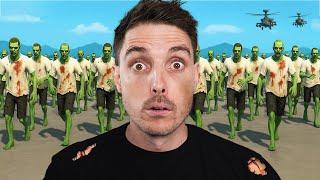 100 Players Simulate Zombie Apocalypse in GTA