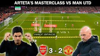 Arsenal vs Manchester United Tactical Analysis | How Odegaard and Xhaka dominated the midfield