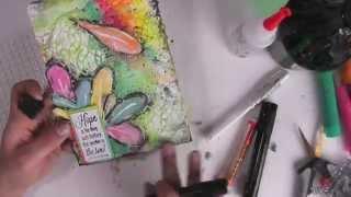 Mixed Media Canvas board Tutorial