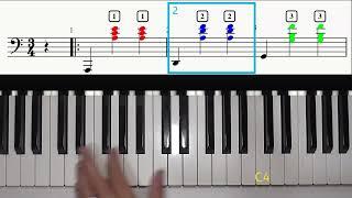 F.Chopin - Valse en Am - 1e partie (Piano tutoriel)