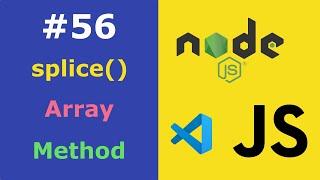 JavaScript for Beginners #56 The splice() Array Method