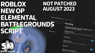 Roblox New OP Elemental Battlegrounds Script |Auto-Farm|Exp-Farm|