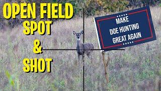 CLOSE RANGE on The GROUND - Make Doe Hunting Great Again 2024!