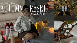 autumn reset & decorate with me | fall's gentle arrival, cosy september vlog 🫧