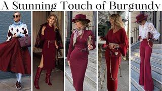 Breathtaking Burgundy Outfits For Chic, Stylish & Elegant Women | Best Women Fall & Winter Outfits