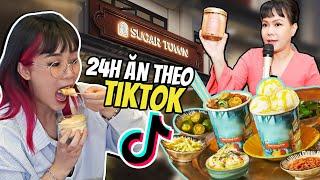 24H bị Tiktok điều khiển. Misthy càn quét đồ ăn vặt Sugar Town, Hoàng Lam Foodie.... WHAT THE FOOD