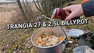 Trangia Cooking, Beef & Beer Hotpot - Trangia 27 HA 2,5l Billypot -Vittene Kulturled