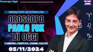 Oroscopo Paolo Fox 5/11/2024: Fortuna, Sfide e Consigli per Ogni Segno