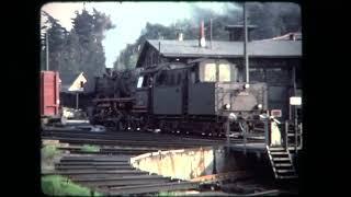 Bahnbetriebswerk Goslar am Fuße des Nordbergs in den 70er Jahren.