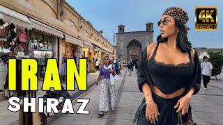 Iran  Shiraz / Walking Tour 4K 60Fps Above The Underpass Zand / 2024 REAL LIFE VLOG