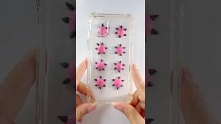 Satisfying Phone Case with Black and Pink Colors! 🩷 #creative #artwork #shorts