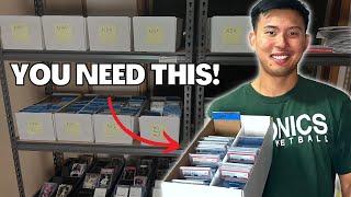 How I Organise & Sort My Sports Cards! SUPER EFFICIENT 