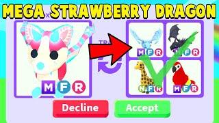 Trading MEGA STRAWBERRY SHORTCAKE BAT DRAGON in Adopt Me!