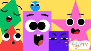 Shapes Dance - Shapes Song | Preschoolers Learning Songs | Kids Nursery Rhymes | Little Tiger TV