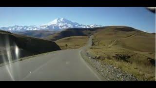 Road to Elbrus.2510m.Highest road in RUSSIA.CAUCASUS